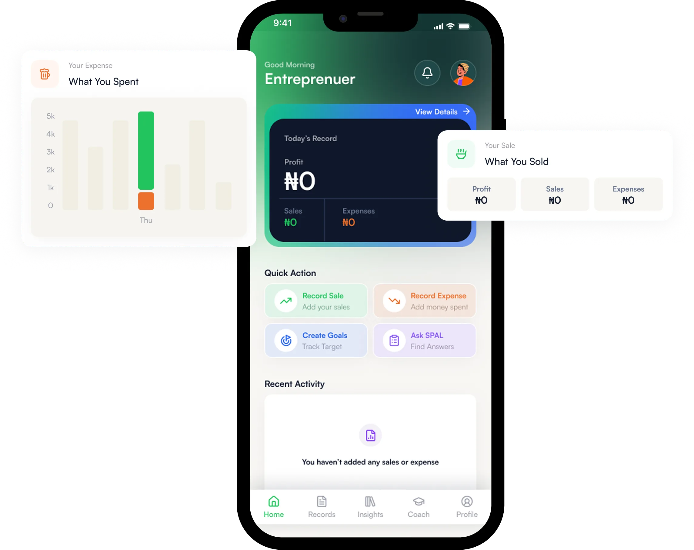 SPAL app with data